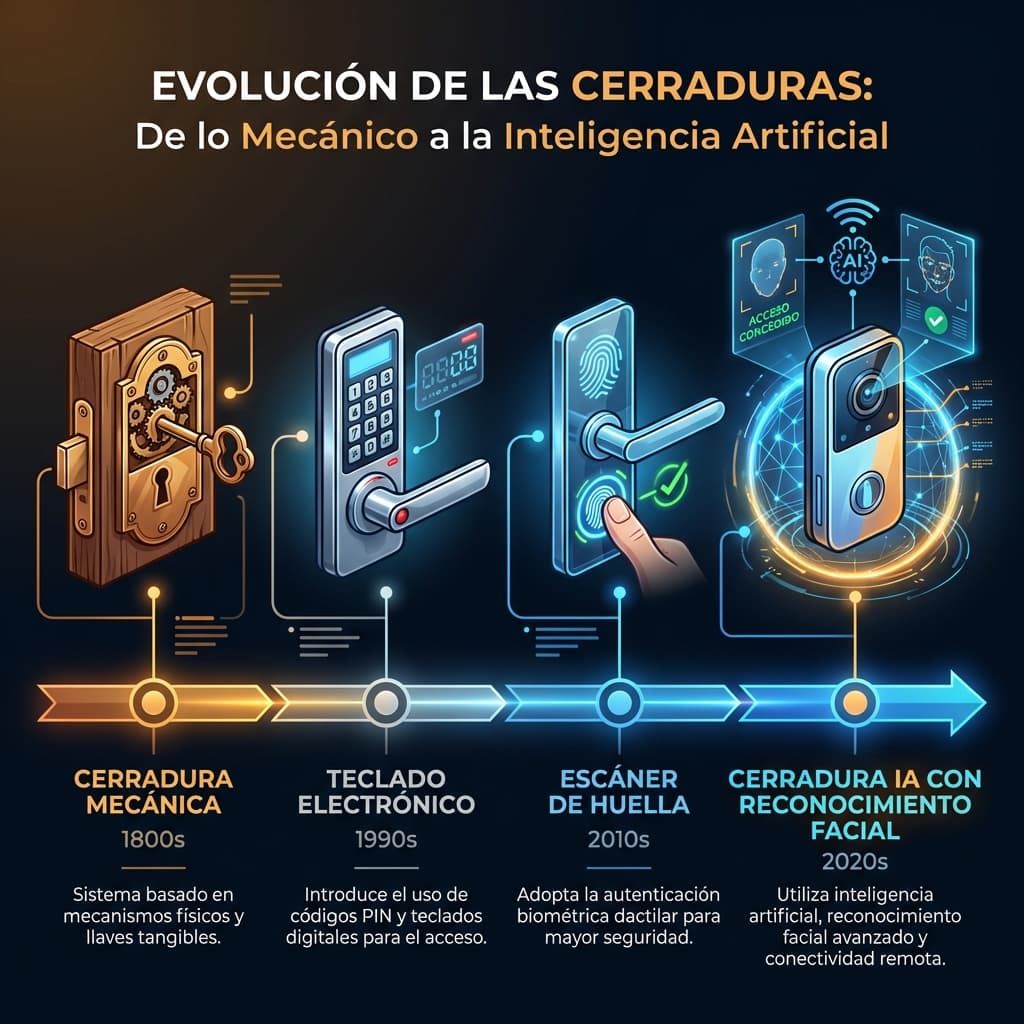Evolución de las cerraduras