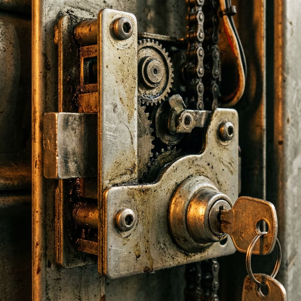 Detalle Cerradura Alta Seguridad